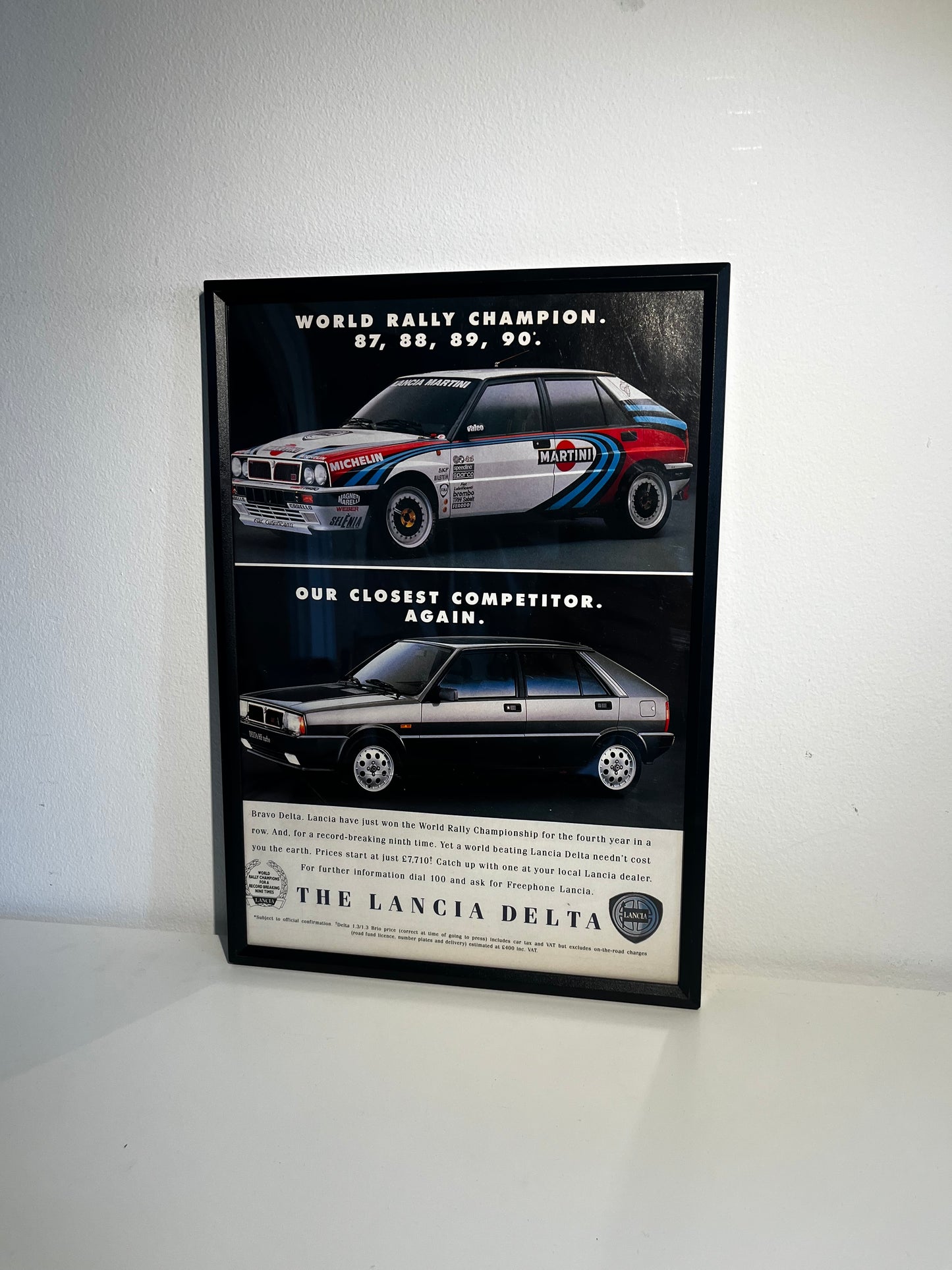 Original 80s Lancia Delta Rally Advert