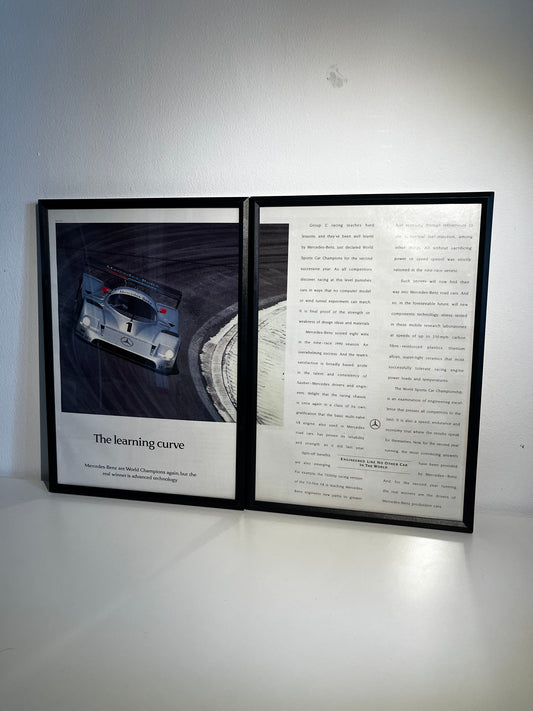 Original 90s Mercedes Racing Advert