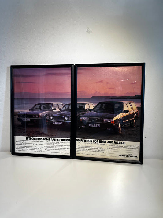 Original 80s BMW x Volvo Advert