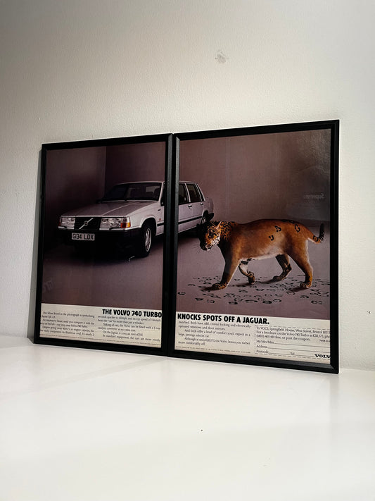 Original 90s Volvo 740 Turbo Advert