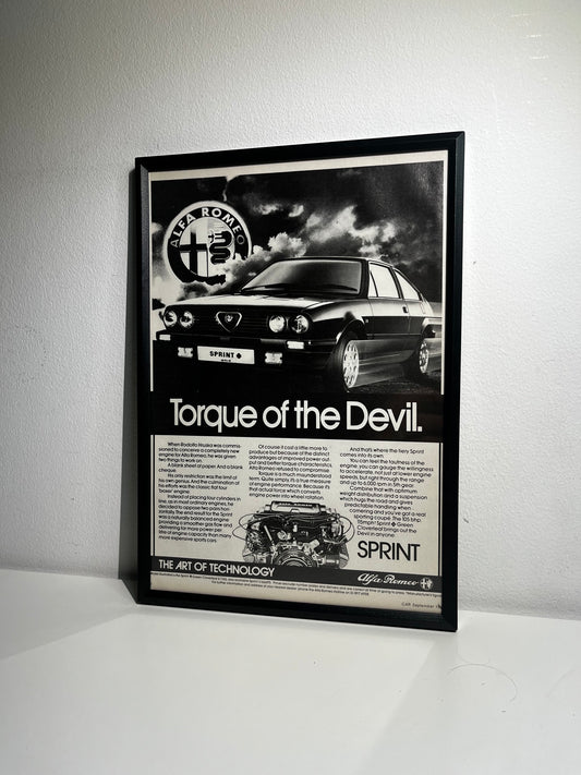 Original 90s Alfa Sprint Advert