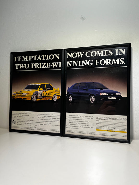 Original 90s Renault 19 touring Advert