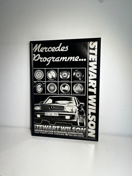 Original 80s Mercedes Wheels Advert