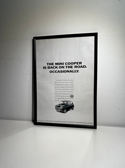 Original Vintage Mini Cooper Advert - 1980s