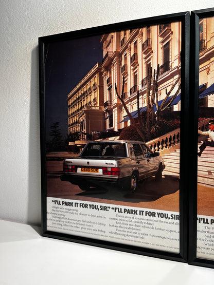 Original Vintage Volvo 740 Advert - 1980s