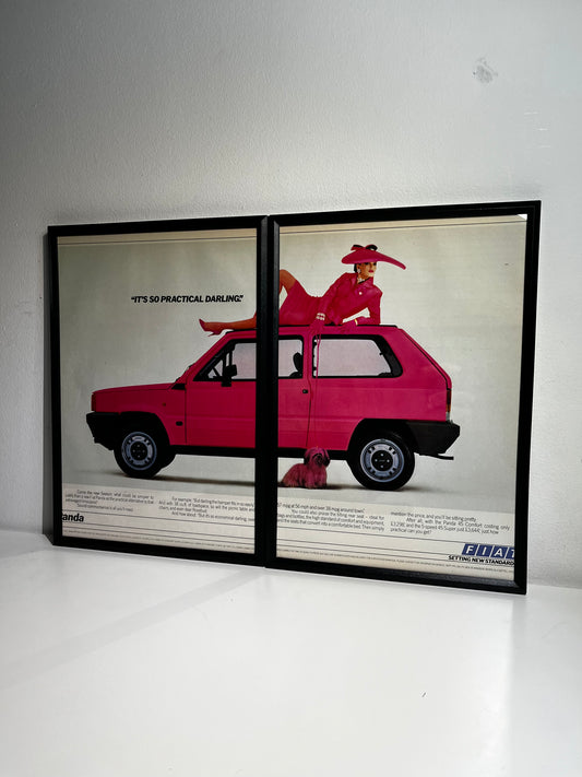 Original Vintage Fiat Panda Advert - 1980s
