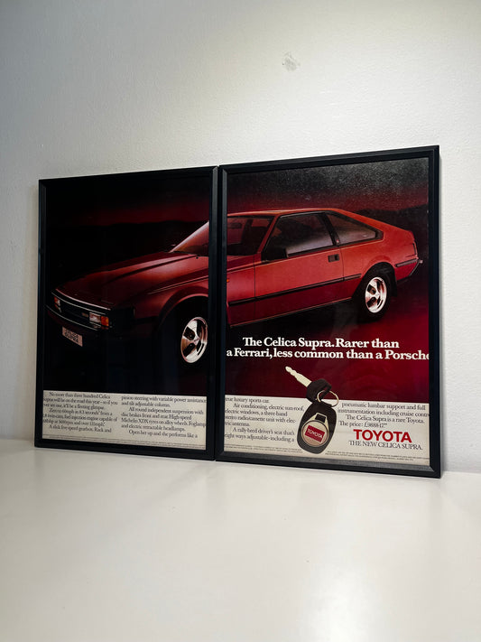 Original 80s Toyota Celica Supra Advert