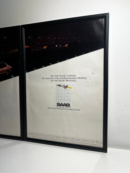 Original Vintage Saab 900 Turbo Advert - 1980s