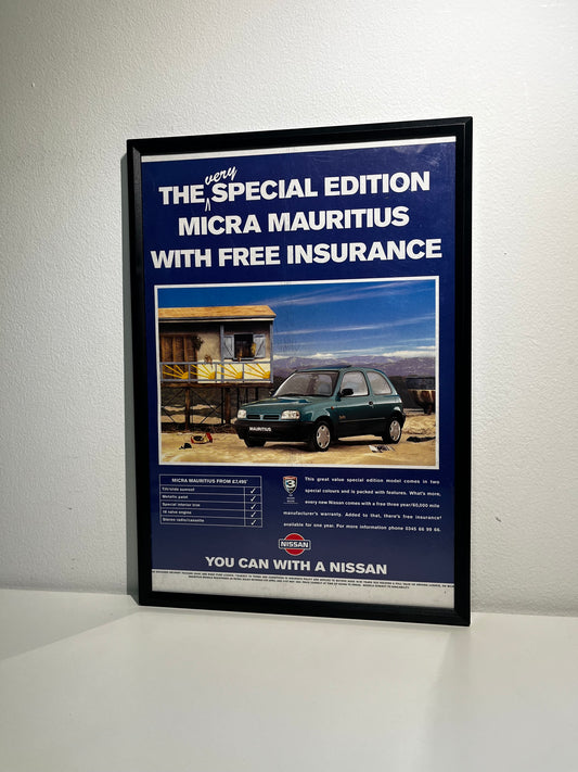 Rare Original 90s Nissan k11 Micra Advert