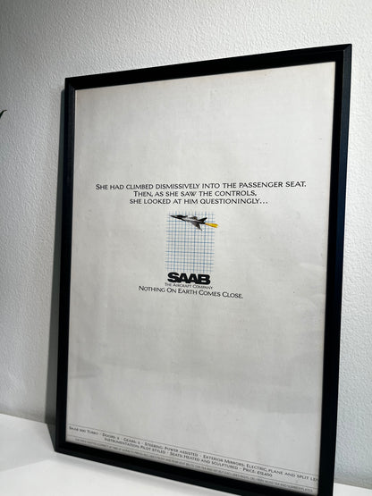 Original Saab advert - 1984