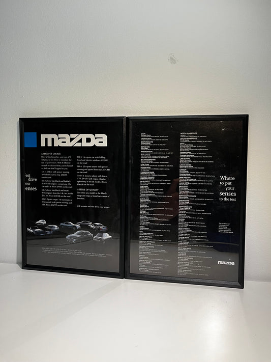 Original 90s Mazda (RX7 and MX5) Advert