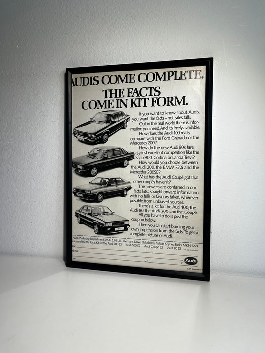 Original 80s Audi 100 advert