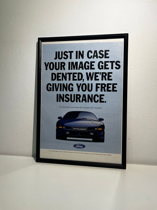 Rare Original 90s Ford Probe Advert