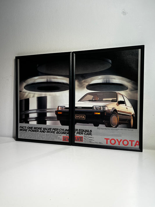 Original Vintage Toyota Corolla  Advert - 1980s
