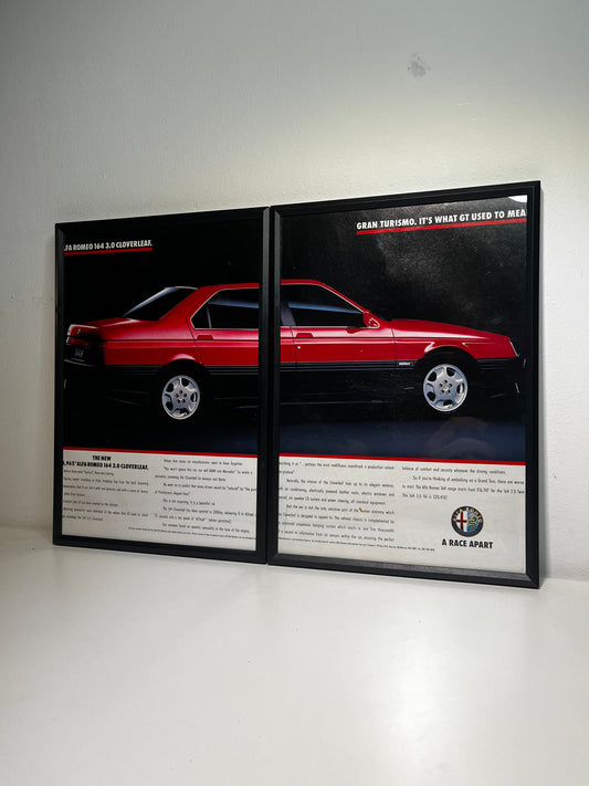 Original 90s Alfa Romeo 164 Advert