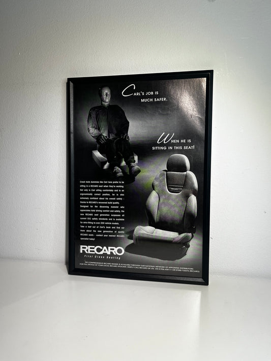 Original 90s Recaro Seat Advert