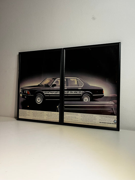 Original 80s BMW E12 5 Series Advert