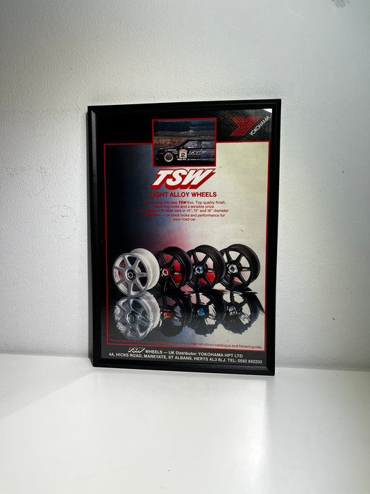 original Vintage TSW Alloys advert - 1990s