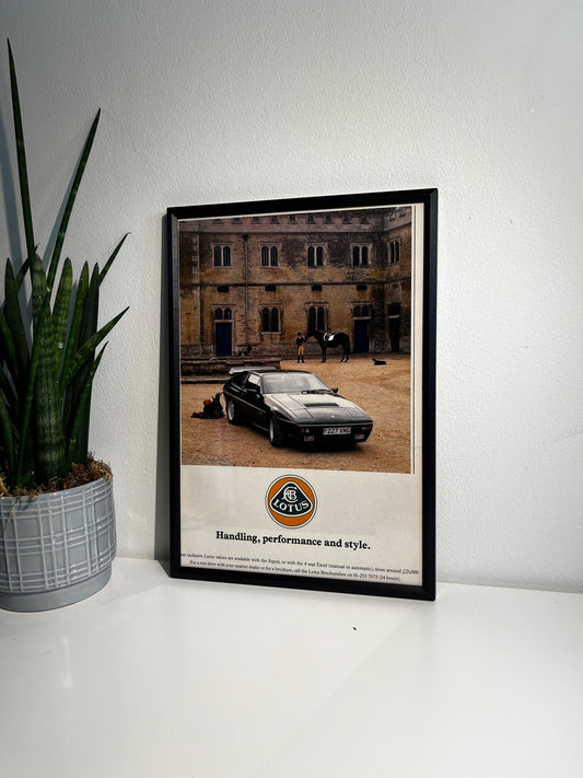 Original Lotus Esprit advert - 1984