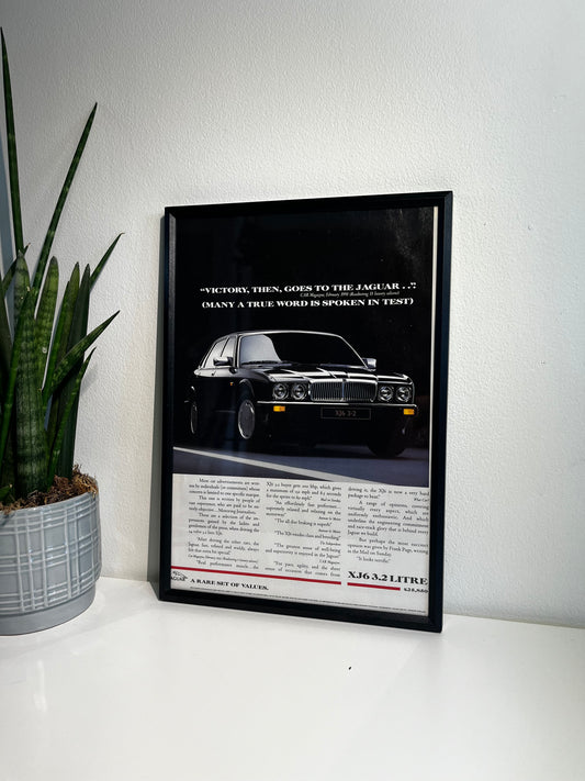 Original Jaguar XJ6 advert - 1984