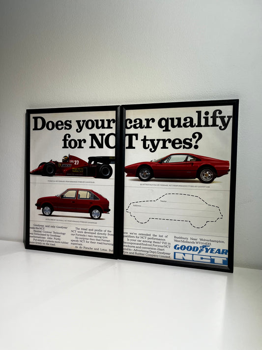Original Ferrari Goodyear Advert - 1984