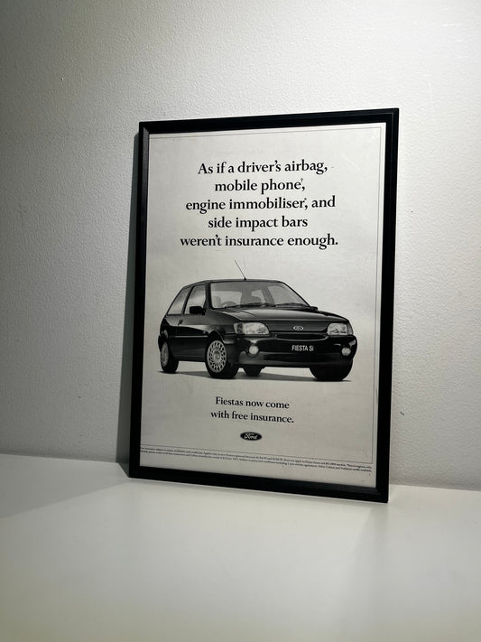 Rare Original 90s Ford Fiesta SI Advert