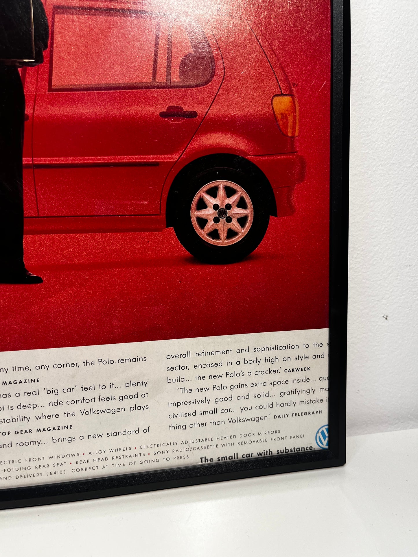 Original 90s Volkswagen 6n Polo Advert