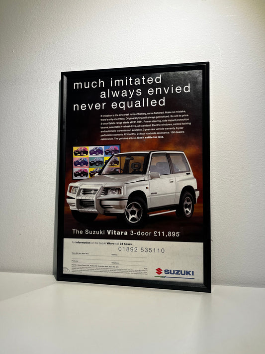 Rare Original 90s Suzuki Vitara Advert