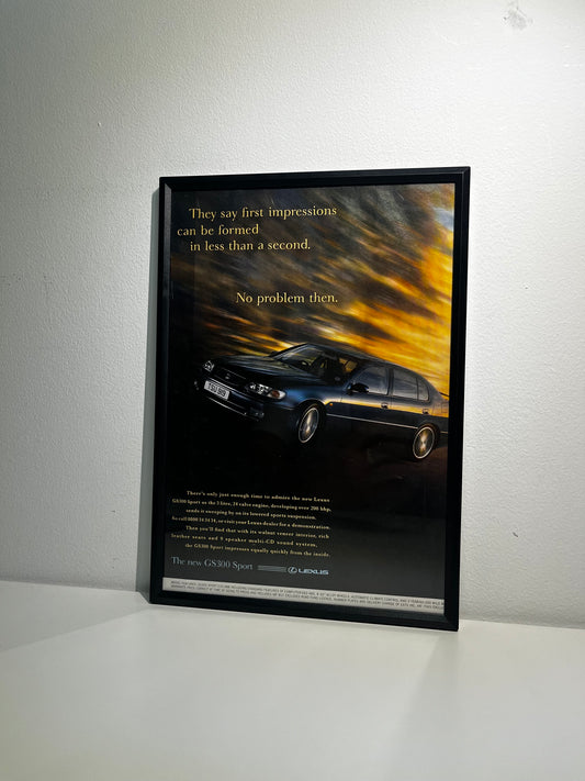 Rare Original 90s Lexus GS300 Sport Advert