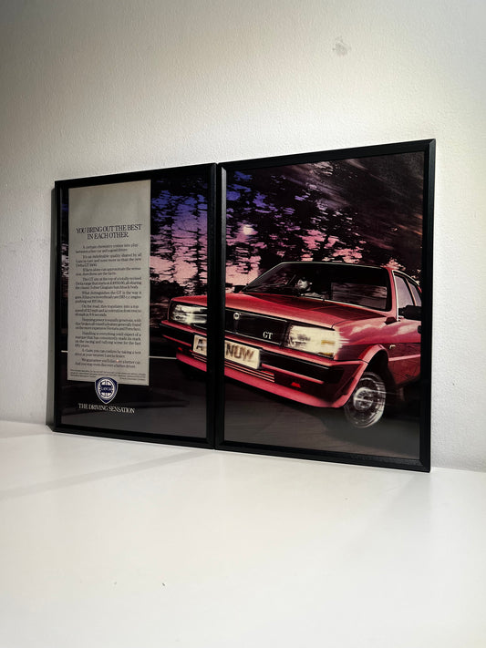 Original 80s Lancia Delta GT1600 Advert