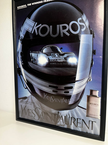 Original 80s Yves Saint Laurent Le Mans Advert
