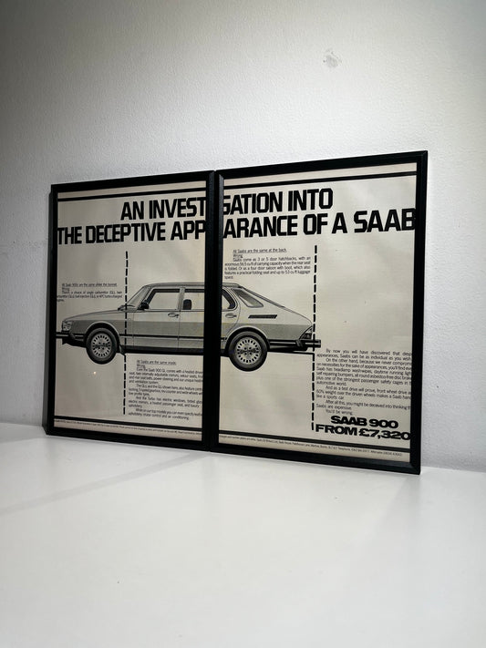 Original 80s Saab Advert