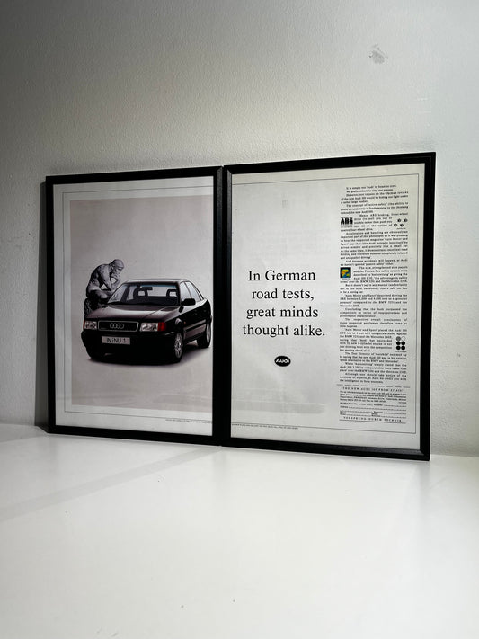 Original Vintage Audi 100 Quattro Advert - 1990s