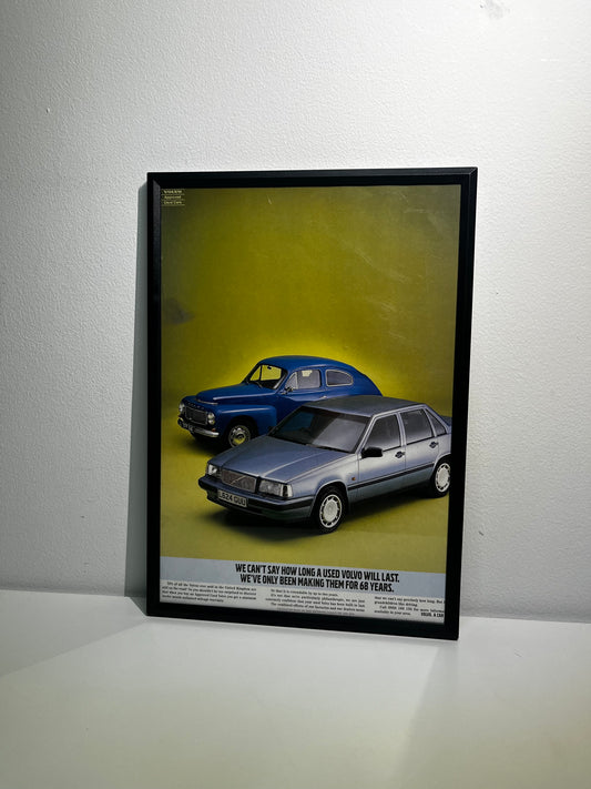 Rare Original 90s Volvo Advert