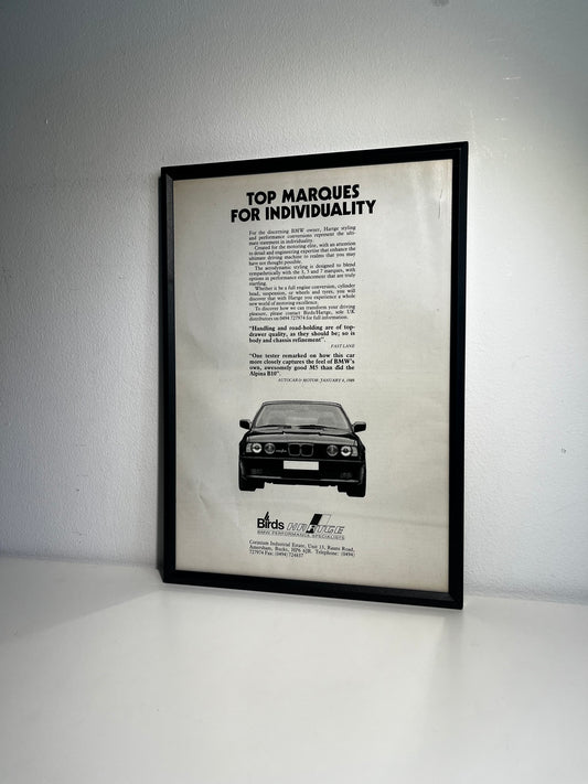 Original Hartge BMW E34 advert - 1980s