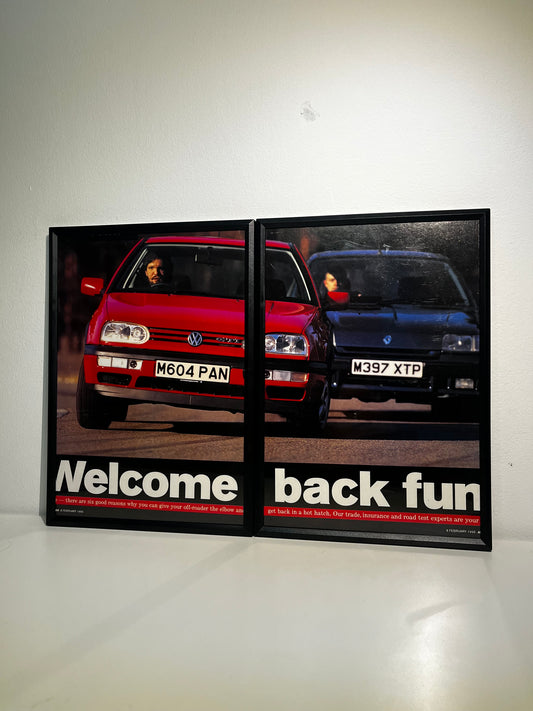 Original 90s Volkswagen Mk3 Golf Advert
