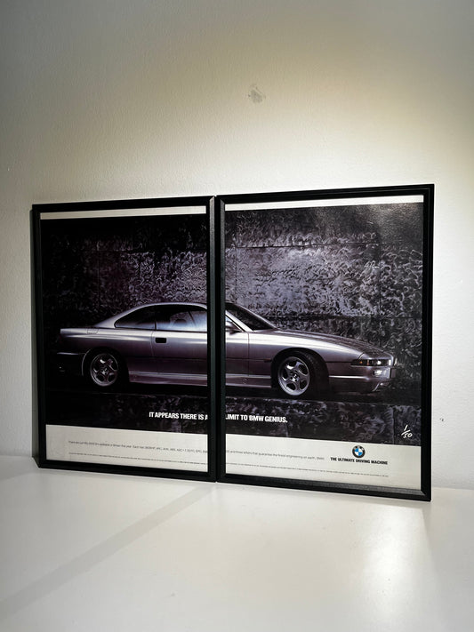 Original 90s BMW E31 850i 8 Series Advert