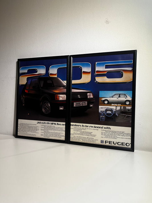 Original Peugeot 205 Advert - 1980s