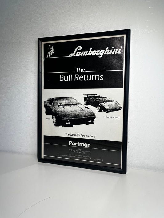 Original 80s Lamborghini Advert