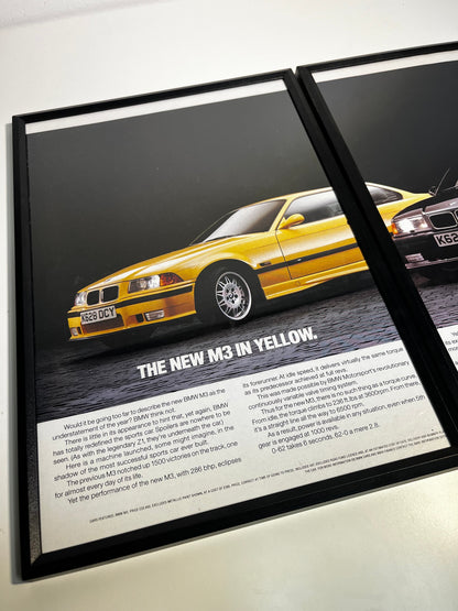 Original 90s BMW E36 M3 Advert