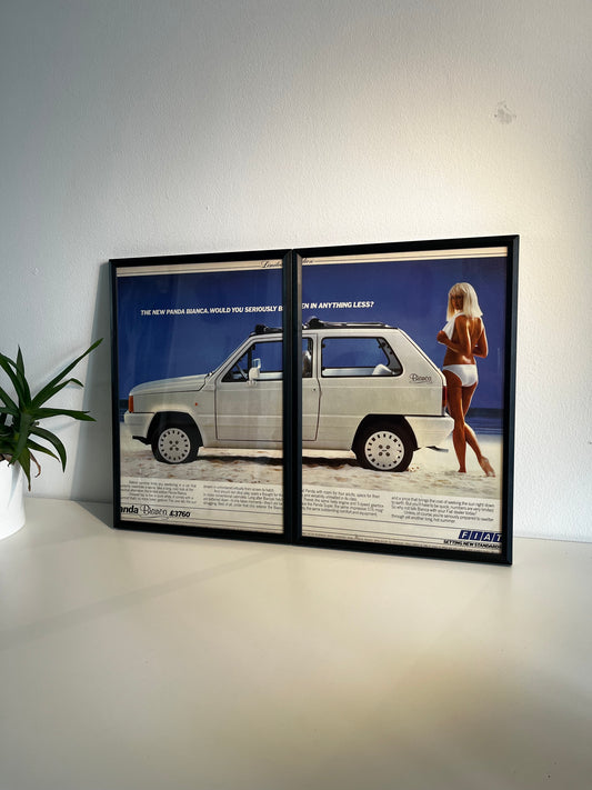 Rare Original 90s Fiat Bianca Advert