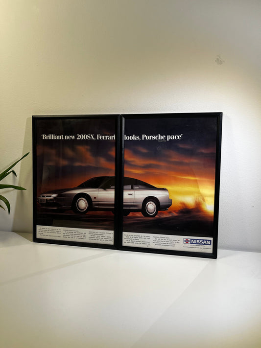 Original 90s Nissan 200sx Advert