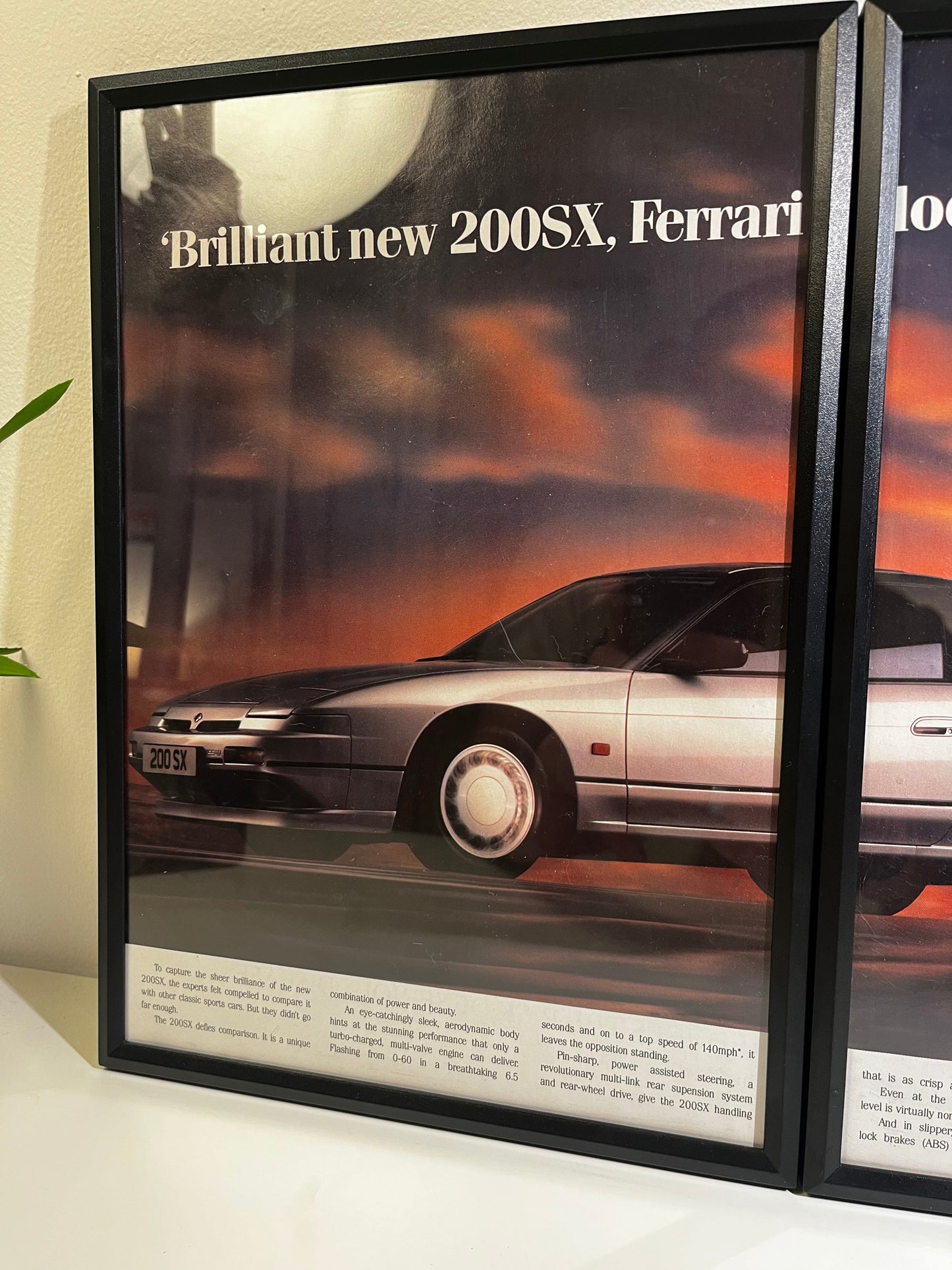 Original 90s Nissan 200sx Advert