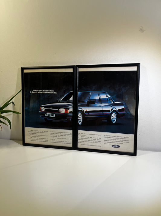Rare Original 80s Ford Orion Advert
