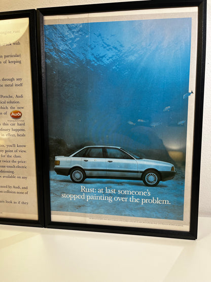 Rare Original 80s Audi Advert