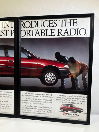 Rare Original 90s Vauxhall Astra Advert