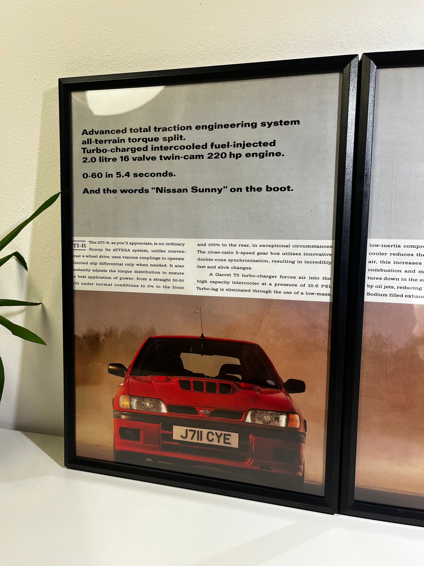 Rare Original 90s Nissan GTiR Advert