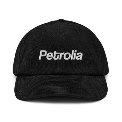 Petrolia Embroidered Corduroy Cap