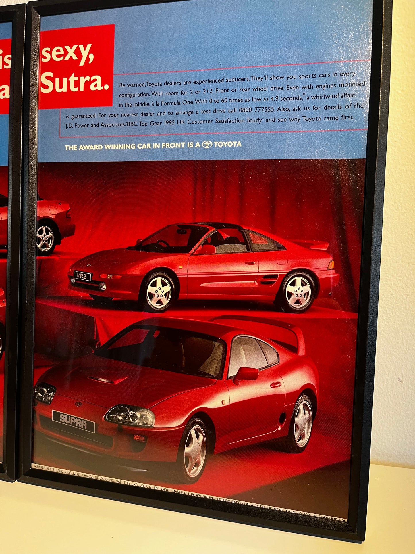 Original Toyota Supra and MR2 Advert - 1990s