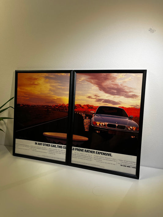Original BMW 7 series E38 Advert - 1990s